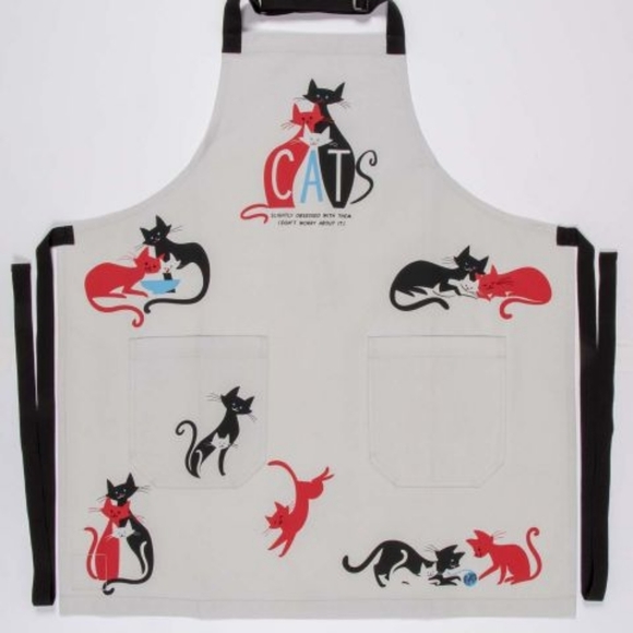 Blue Q Other - 𝅺CATS. Slightly Obsessed With Them. (Don't Worry About It)  Apron--Blue Q